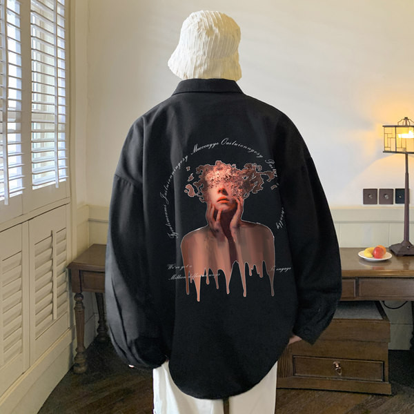 Modernūs vyriški marškiniai klasikine apykakle – trijų spalvų