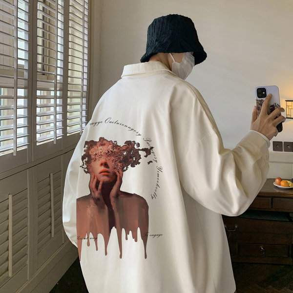 Modernūs vyriški marškiniai klasikine apykakle – trijų spalvų