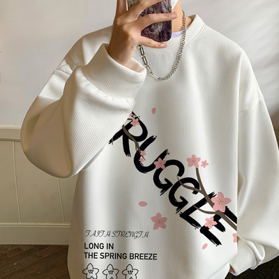 Široki model muške bluze sa natpisom