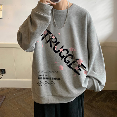 Široki model muške bluze sa natpisom