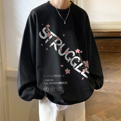 Široki model muške bluze sa natpisom