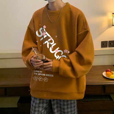 Široki model muške bluze sa natpisom