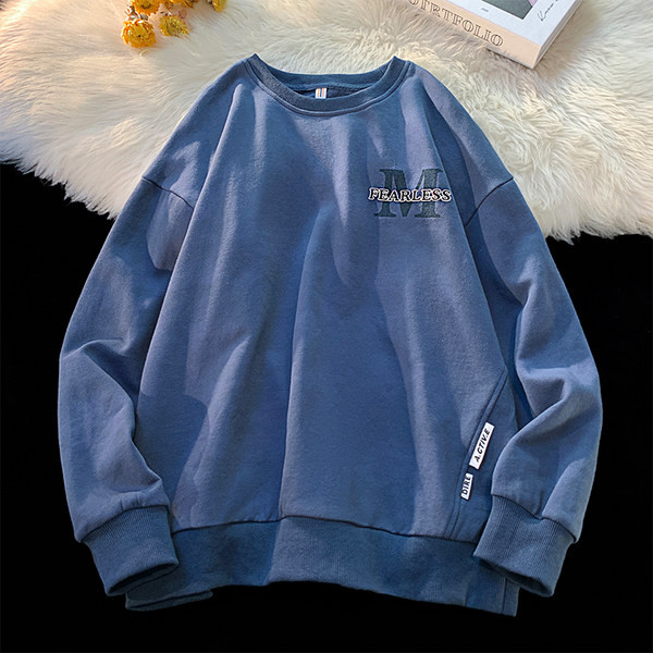 Bluză casual bărbătească cu decolteu oval - trei culori