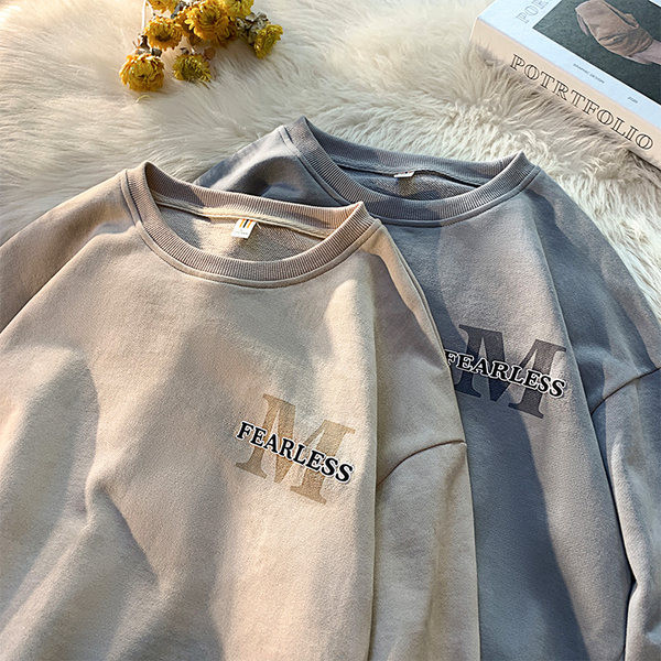 Bluză casual bărbătească cu decolteu oval - trei culori