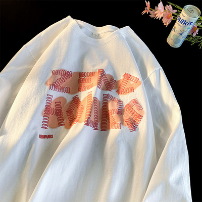 Férfi blúz színes feliratokkal