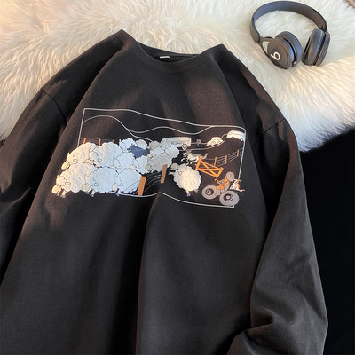 Vyriška palaidinė kasdienai, plataus modelio