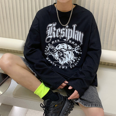 Plataus modelio vyriška palaidinė su raštu - kelių spalvų