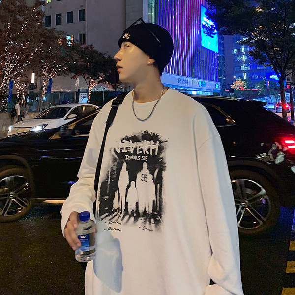 Muška retro bluza s printom