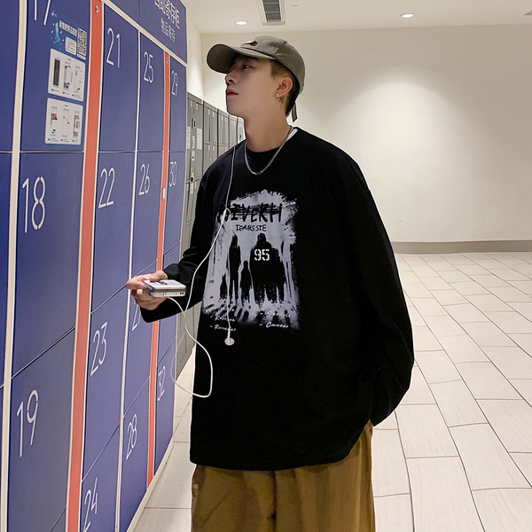 Muška retro bluza s printom