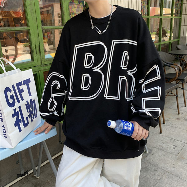 Vyriška palaidinė su 3D užrašu