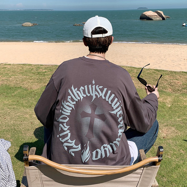 Muška ležerna bluza s printom