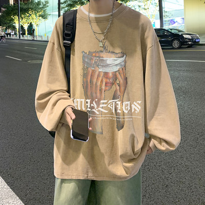 Bluză casual pentru bărbați cu imprimare 3D