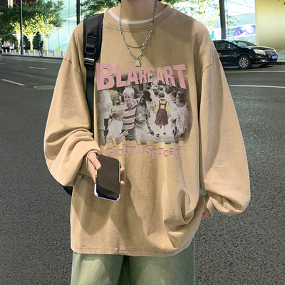 Bluză casual pentru bărbați cu imprimare 3D