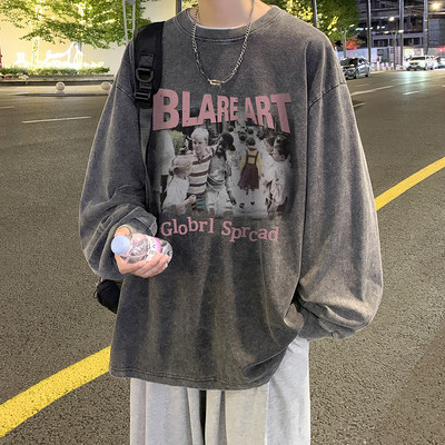 Bluză casual pentru bărbați cu imprimare 3D