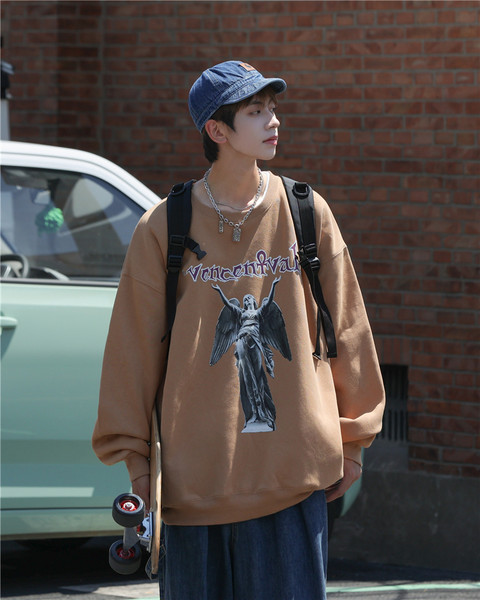 Férfi blúz két színű mintával