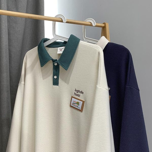 Férfi blúz klasszikus gallérral és gombokkal