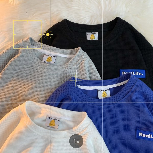 Bluză bărbătească cu guler oval în diferite culori