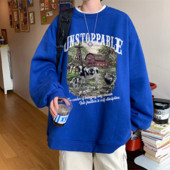 Muška široka bluza dugih rukava s printom