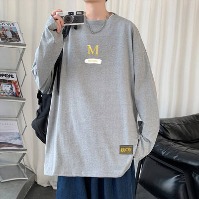 Bluză bărbătească model larg cu logo și inscripție