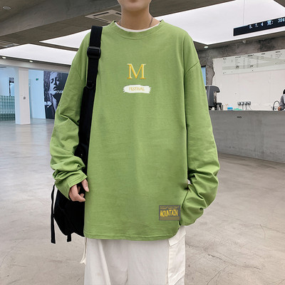 Bluză bărbătească model larg cu logo și inscripție