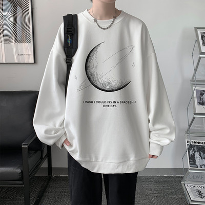 Bluză casual pentru bărbați cu inscripție