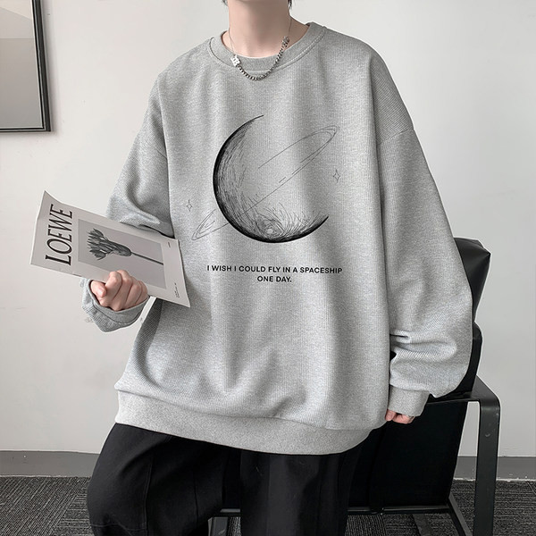 Bluză casual pentru bărbați cu inscripție