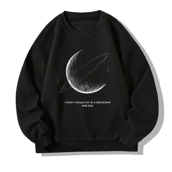 Bluză casual pentru bărbați cu inscripție