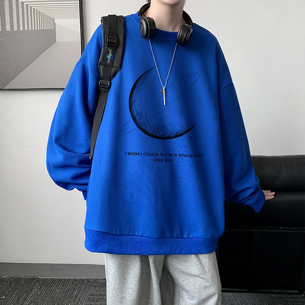 Bluză casual pentru bărbați cu inscripție