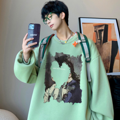 Férfi blúz széles mintával, mintával