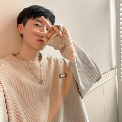 Vyriška plati palaidinė – vienspalvė