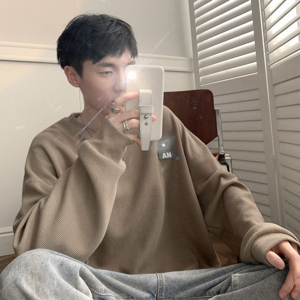 Vyriška plati palaidinė – vienspalvė