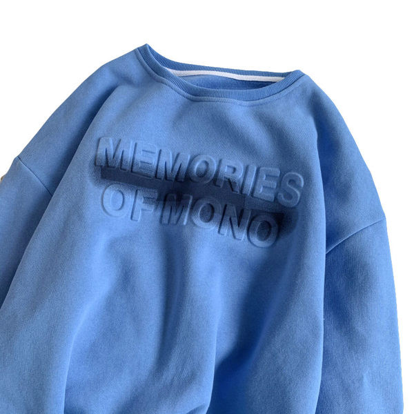 Muška bluza sa 3D natpisom u tri boje