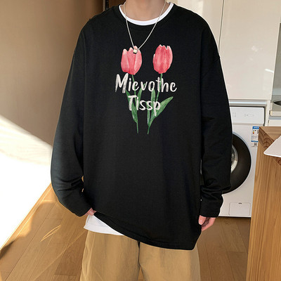 Naujo modelio vyriška palaidinė su gėlių raštu