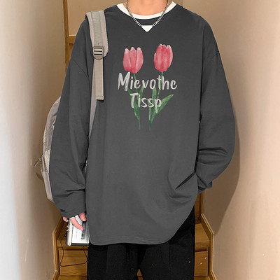 Naujo modelio vyriška palaidinė su gėlių raštu