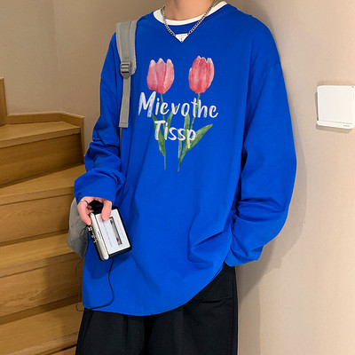 Naujo modelio vyriška palaidinė su gėlių raštu