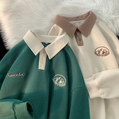 Cămașă casual pentru bărbați cu guler și nasturi