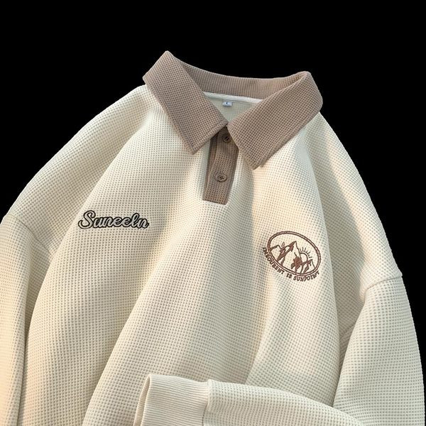 Cămașă casual pentru bărbați cu guler și nasturi