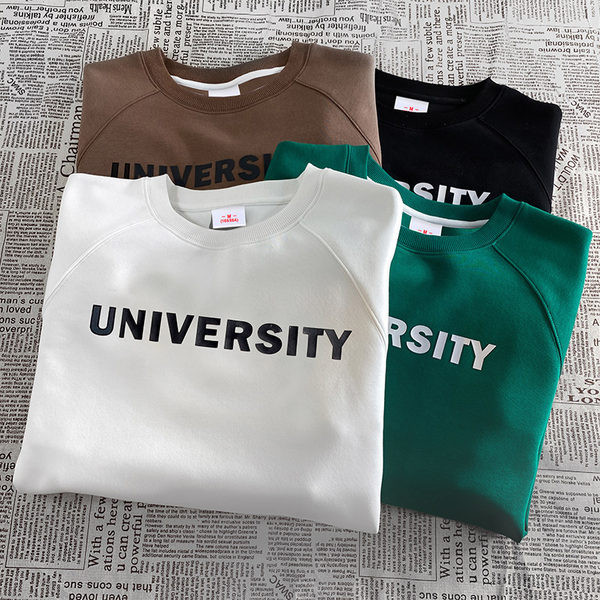 Ležerna muška bluza s okruglim izrezom i dugim rukavima