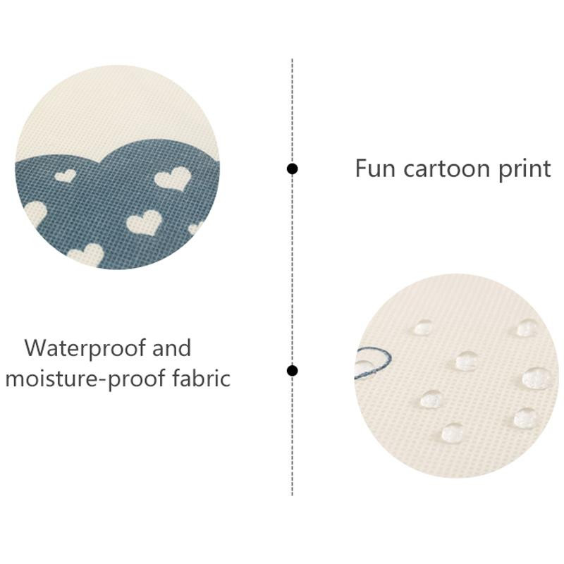 Antklodės laikymo krepšiai su užtrauktuku sulankstomas organizatorius dideli drabužiai, nešiojami matomi surinkimo maišeliai, drėgmės namų apyvokos dėžutė