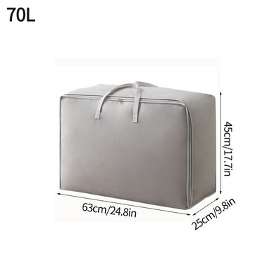 Nagy kapacitású ruhatároló táska vízálló szekrény gardrób szekrény rendező paplan párna takaró rendező porálló ágyneműtartó
