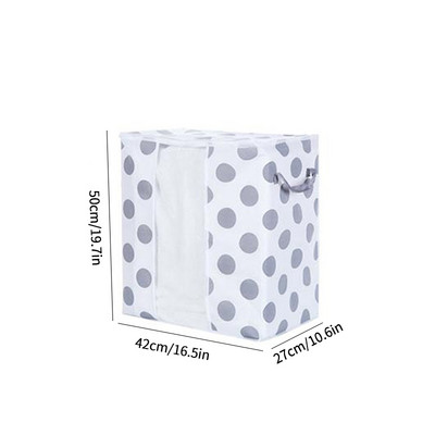 Nagy kapacitású ruhatároló táska vízálló szekrény gardrób szekrény rendező paplan párna takaró rendező porálló ágyneműtartó