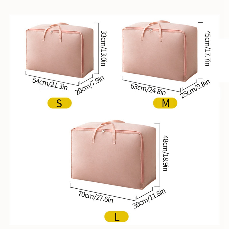 Nagy kapacitású ruhatároló táska vízálló szekrény gardrób szekrény rendező paplan párna takaró rendező porálló ágyneműtartó