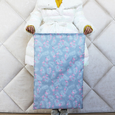 Itin didelės talpos sutraukiama virvelė žaislų drabužių laikymo maišelis Organizatorius skalbinių maišelis Oksfordo audinio dulkėms atsparus antklodės laikymo krepšys Kelionės