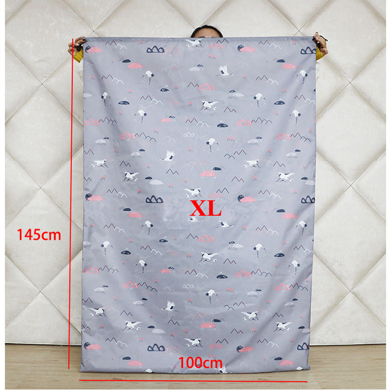 Itin didelės talpos sutraukiama virvelė žaislų drabužių laikymo maišelis Organizatorius skalbinių maišelis Oksfordo audinio dulkėms atsparus antklodės laikymo krepšys Kelionės