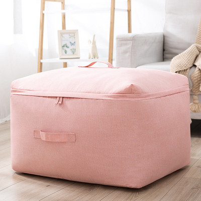 Nagy kapacitású egyszínű ruházat paplan porálló tároló táska vastag mozgó poggyász csomagoló táska ruhásszekrény befejező műtárgy