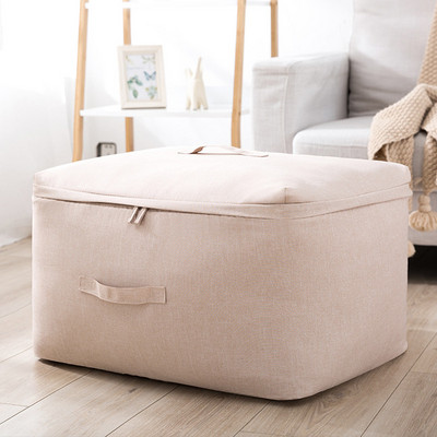 Nagy kapacitású egyszínű ruházat paplan porálló tároló táska vastag mozgó poggyász csomagoló táska ruhásszekrény befejező műtárgy