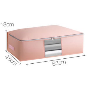 Veľký držiak na tašku pod posteľ, organizér na úložný priestor na oblečenie pre domácnosť, skladací organizér na šatník, vankúš, prikrývka