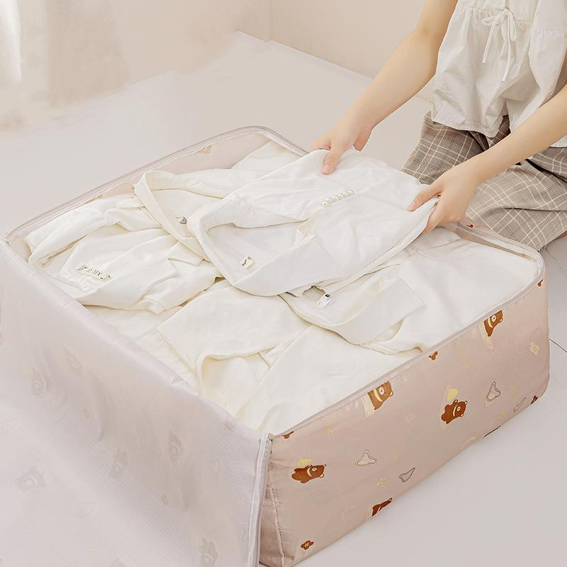 Nyomtatott paplan Ruhák Tárolótáska Összecsukható paplantakaró Válogatótáskák Porálló szekrény Ágy alatti Tároló Nedvességálló rendező