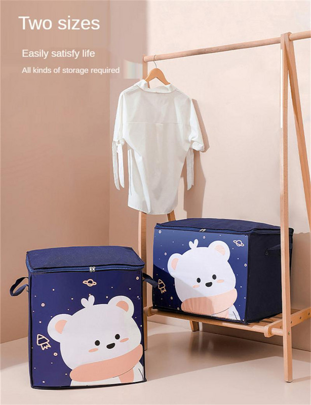 Poplun Vreća za pohranu Ormar Torba za nošenje iz crtanog filma Preklopi Jastuk Deka Odjeća Premjesti Velika veličina Razvrstavanje Vreća za pakiranje prtljage u vrtiću