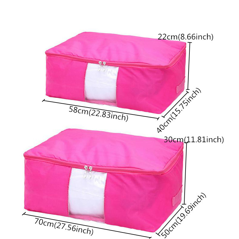 ASFULL Genți de depozitare cu pilote Genți Oxford Bagaje L XL Organizator de saci de depozitare pentru dulap impermeabil, transport gratuit